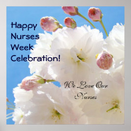 Lycklig Nurses vecka Firande poster Kärlek Nurses