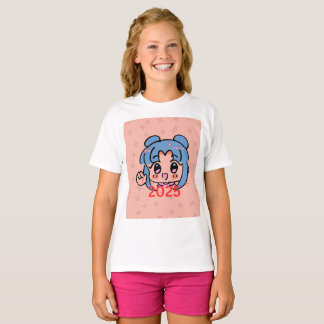 Lycklig, nyår T-shirt 2025