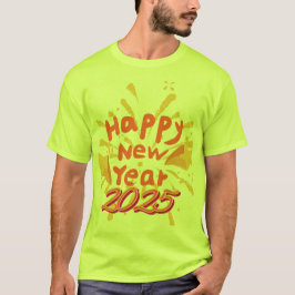 Lycklig Nyår T-shirt 2025