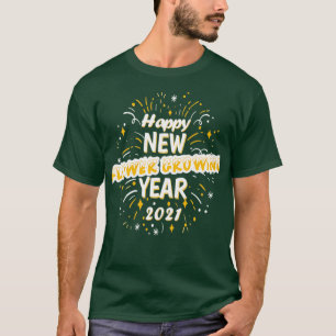 Lycklig - nyblomning år 2021, Hälsning T Shirt