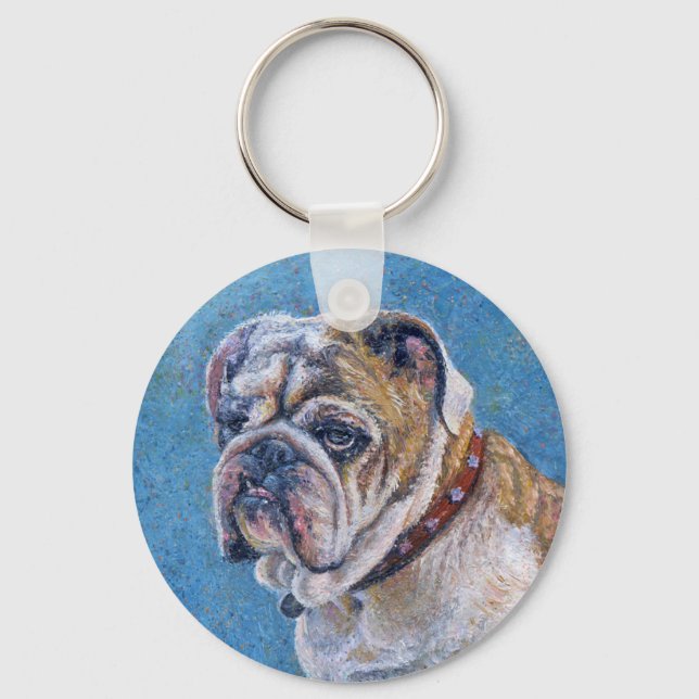 "Lycklig?" Nyckelring (Framsida)