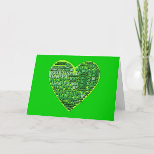 Lycklig O'Birthday med Heart T-tröjor och gåvor Kort