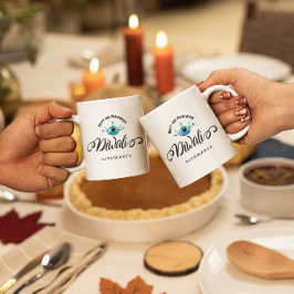 Lycklig och den välmående presenten för Diwali-anp Kaffemugg