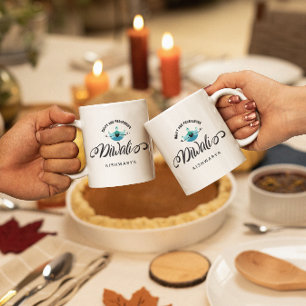 Lycklig och den välmående presenten för Diwali-anp Kaffemugg