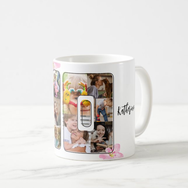 Lycklig och Fabulous 40:e födelsedagsfoto Kaffemugg (Framsida höger)