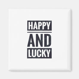 Lycklig och tur magnet