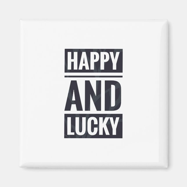 Lycklig och tur magnet (Framsidan)