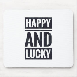Lycklig och tur musmatta