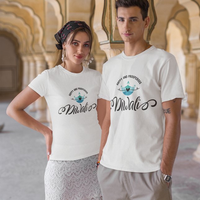 Lycklig och välmående Diwali T Shirt (Skapare uppladdad)
