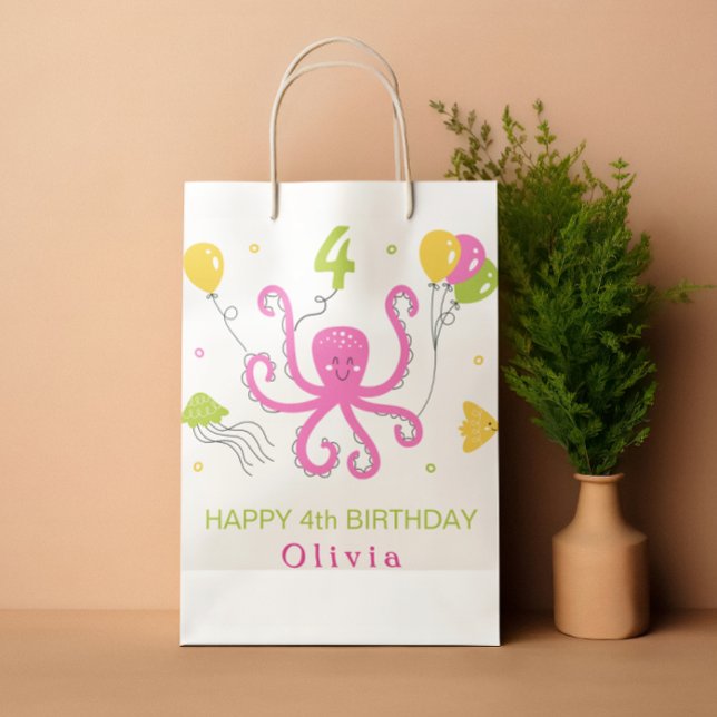 Lycklig Octopus Birthday (Skapare uppladdad)