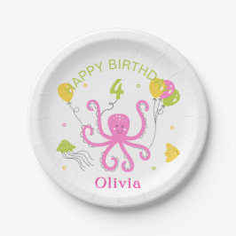 Lycklig Octopus Birthday
