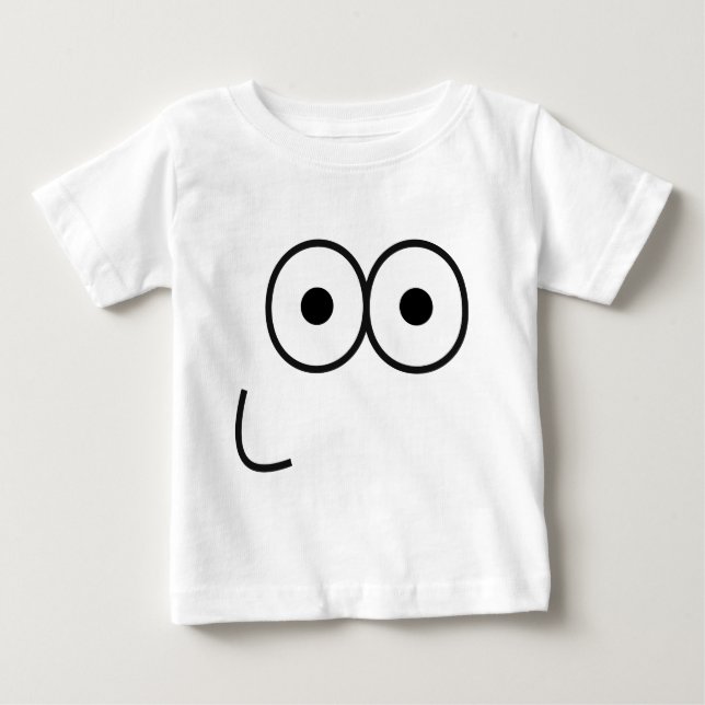 Lycklig Öga och Mouth - Baby T-Shirt (Framsida)