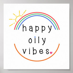 Lycklig Oily Vibes Poster