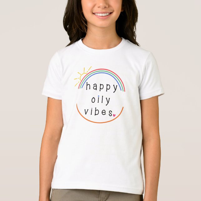 Lycklig Oily Vibes t-shirt (Framsida)