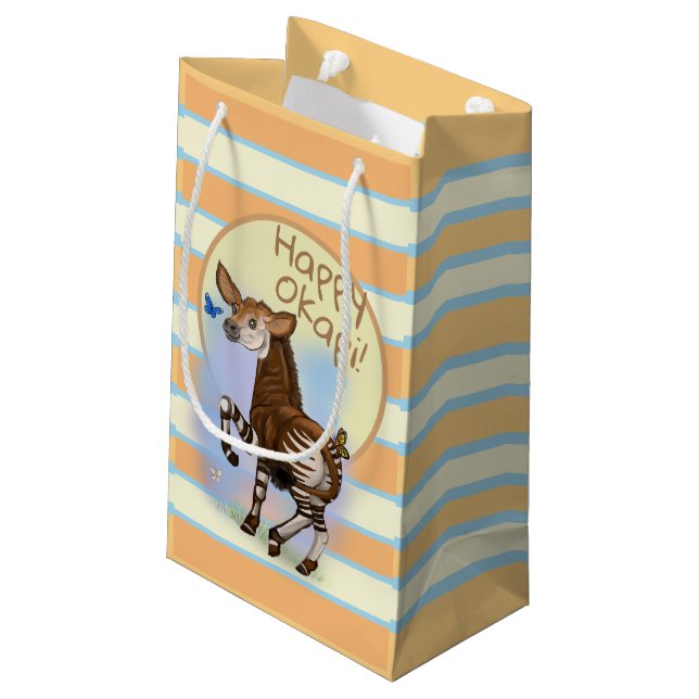 Lycklig Okapi! (Baksidan Vinklad)