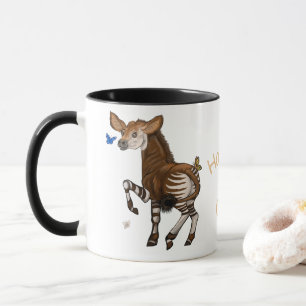 Lycklig Okapi! Mugg