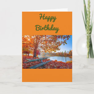 **LYCKLIG OKTOBER BIRTHDAY** från SJÖ Kort