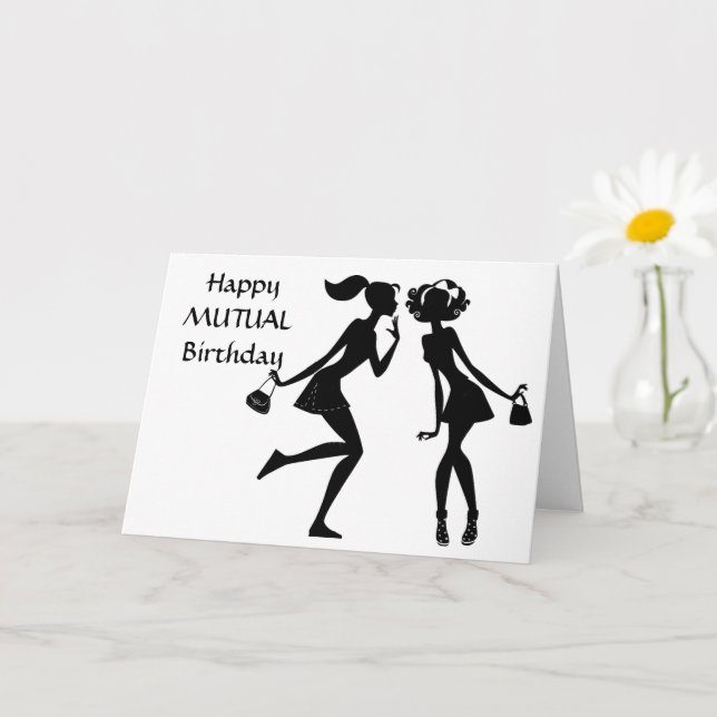LYCKLIG **ÖMSESIDIG BIRTHDAY** TILL DIG! KORT (Liten växt)