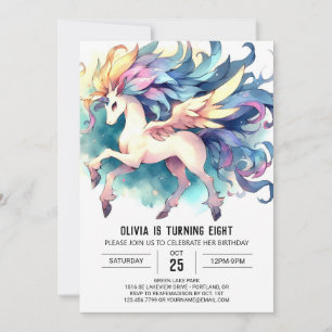 Lycklig Online Horse Birthday Inbjudningar
