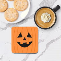 Lycklig Orange Pumpkin Smile Halloween