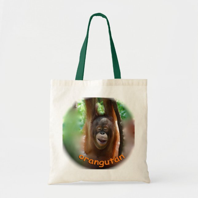 Lycklig Orangutan Tygkasse (Framsidan)
