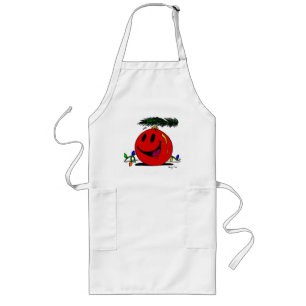 Lycklig Ornament Apron Långt Förkläde