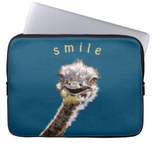Lycklig Ostrich Laptop Fodral