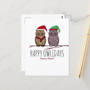Lycklig Owlidays, Festive Vykort