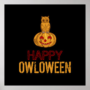 Lycklig Owloween, Halloween Poster