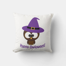 Lycklig Owloween Kudde