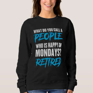 Lycklig på måndagars pensionär för Pension T Shirt