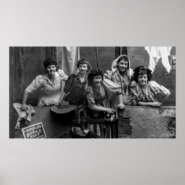 Lycklig på Tvätt Dag 1892 Poster (Framsidan)