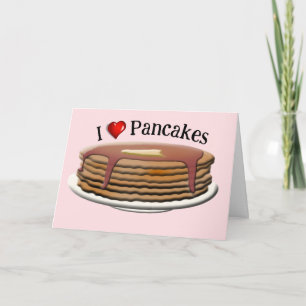 Lycklig Pancake Day Kort