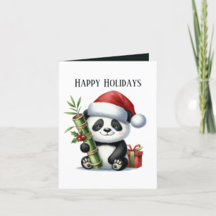 Lycklig Panda har lagt till ytterligare ett budska Helgkort