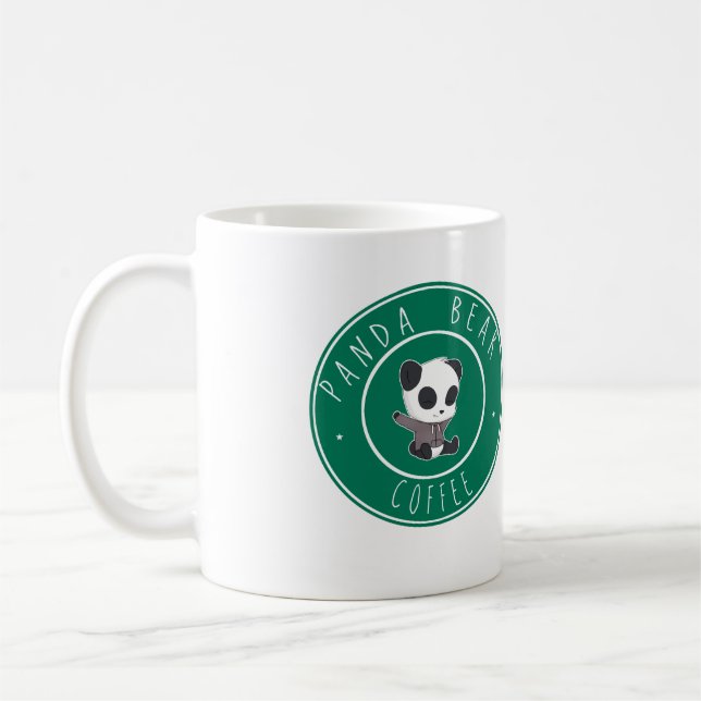 Lycklig Panda Kaffemugg (Vänster)