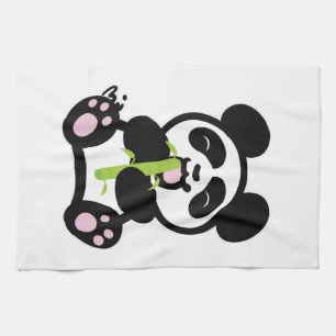 Lycklig Panda Kökshandduk