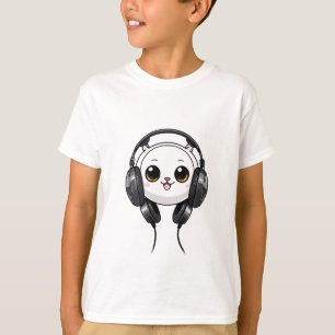 Lycklig Panda och musik överallt T Shirt
