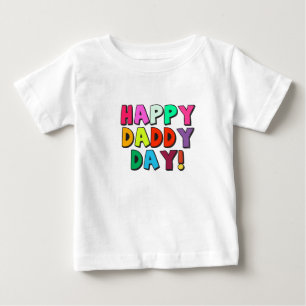 Lycklig pappa Day Cute Funny Quote med typografi   T Shirt
