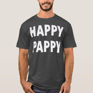 Lycklig Pappy pappy presenten Grandpa Funny Grandp T Shirt