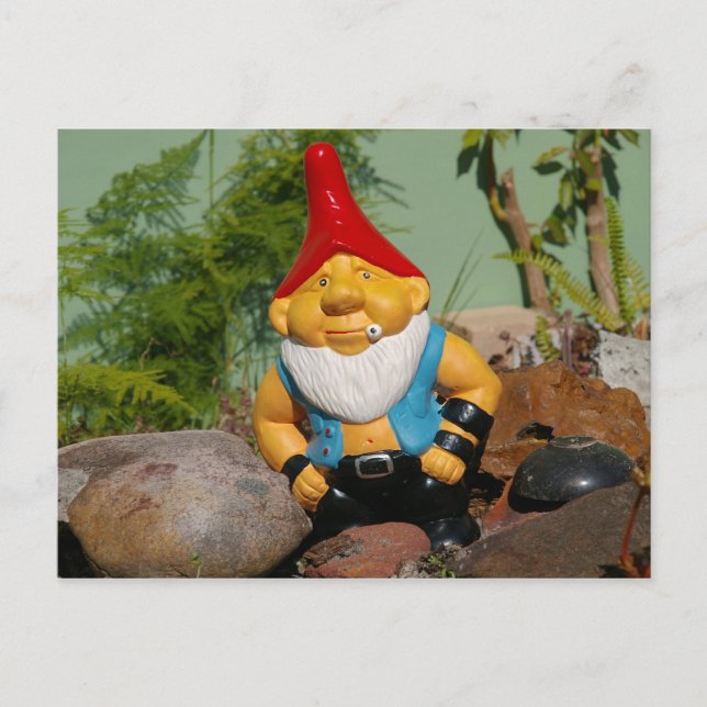 lycklig pappy vykort (Framsida)