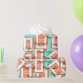 Lycklig par Cantaloupe Blue Presentpapper