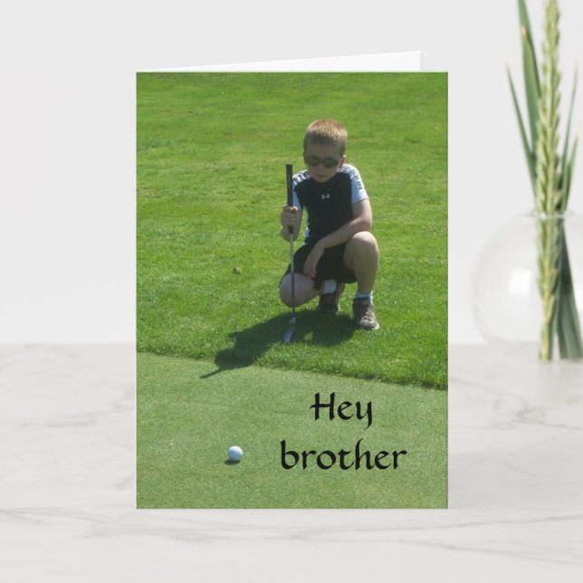 LYCKLIG PAR-FECT BIRTHDAY *BROTHER* CARD KORT (Framsida)