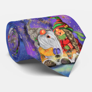 Lycklig par Gnomes Funny jul Neck Tie Slips