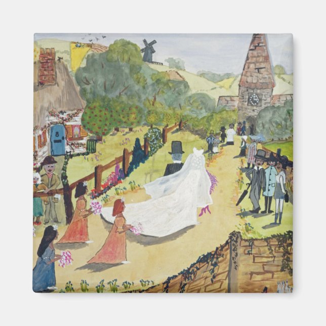 Lycklig par magnet (Framsidan)