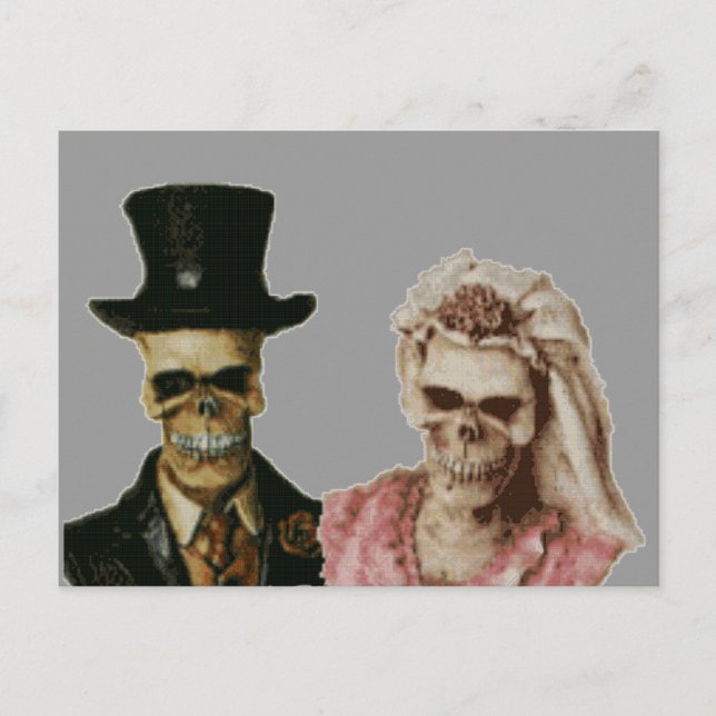 Lycklig par vykort (Framsida)