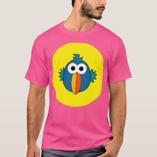 Lycklig Parrot Gult T Shirt
