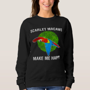 Lycklig Parrot Scarlet Macaw T Shirt