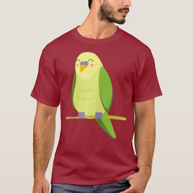 Lycklig Parrot T Shirt (Framsida)