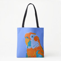 Lycklig Parrot Tote Bag