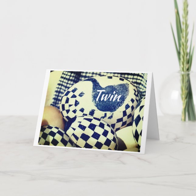 LYCKLIG "PÅSK" OCH "VÅR" TILL ****MIN TWIN*** KORT (Framsida)